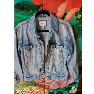 Jean jacket distressed